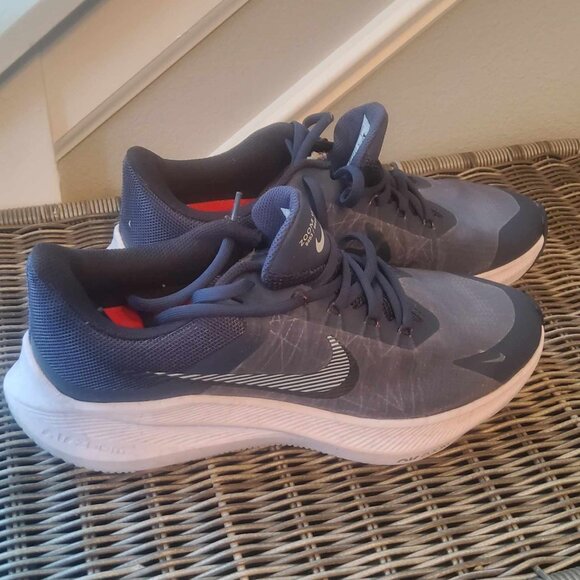Nike Air Zoom Winflo Running Shoes Sz 8 1/2 Thunder Blue - Picture 3 of 9